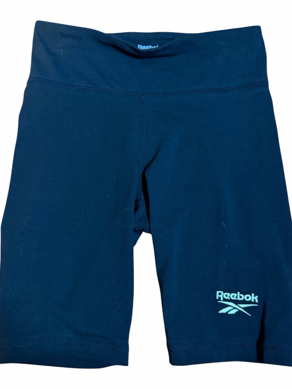 462. Reebok Black Biker Shorts NWT Size XS - Picture 2 of 3